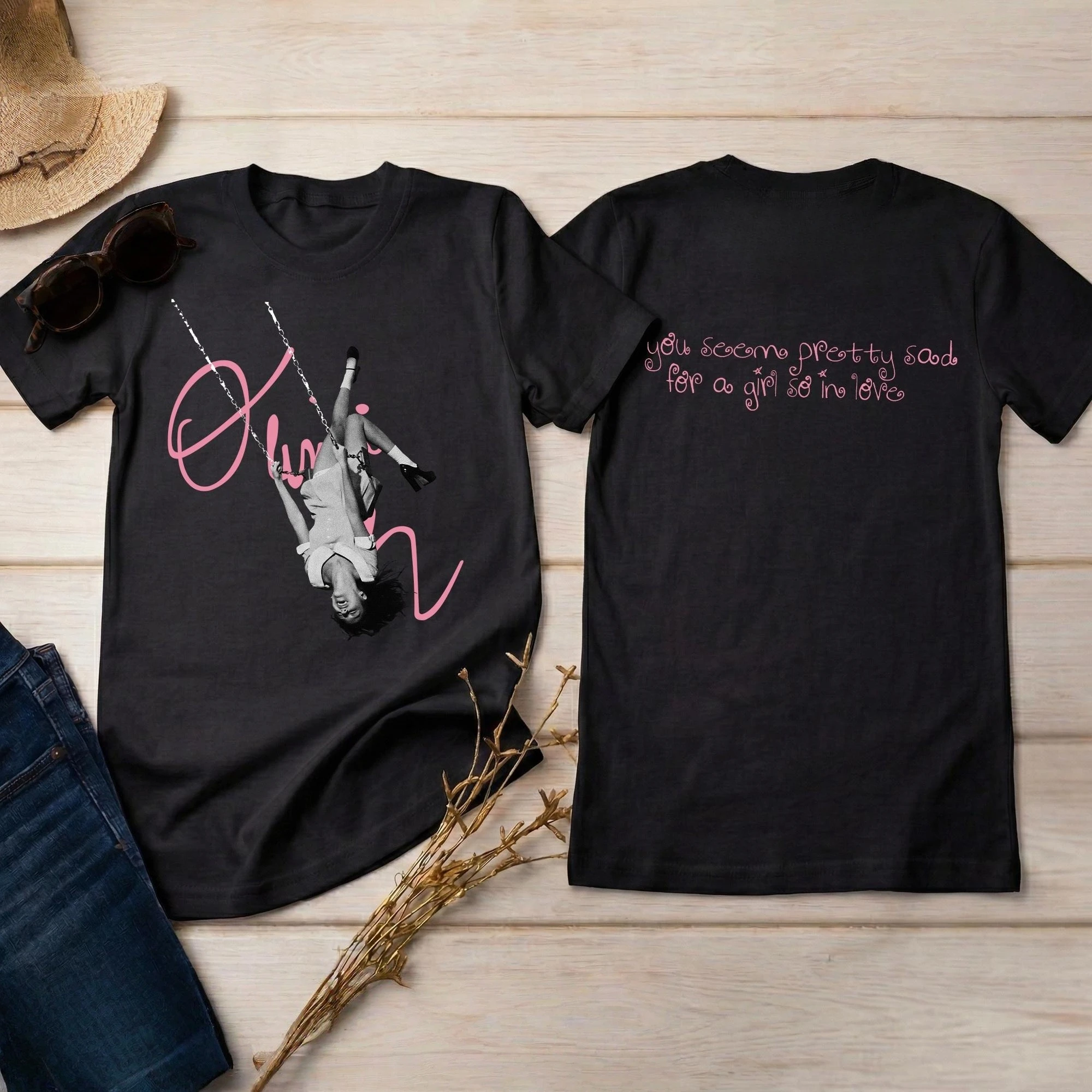 Camiseta Unisex de Algodón Olivia 2026, Nuevo Álbum ''You Seem Pretty Sad for A Girl So in Love'', Camiseta Gráfica de Moda Veraniega para Hombre