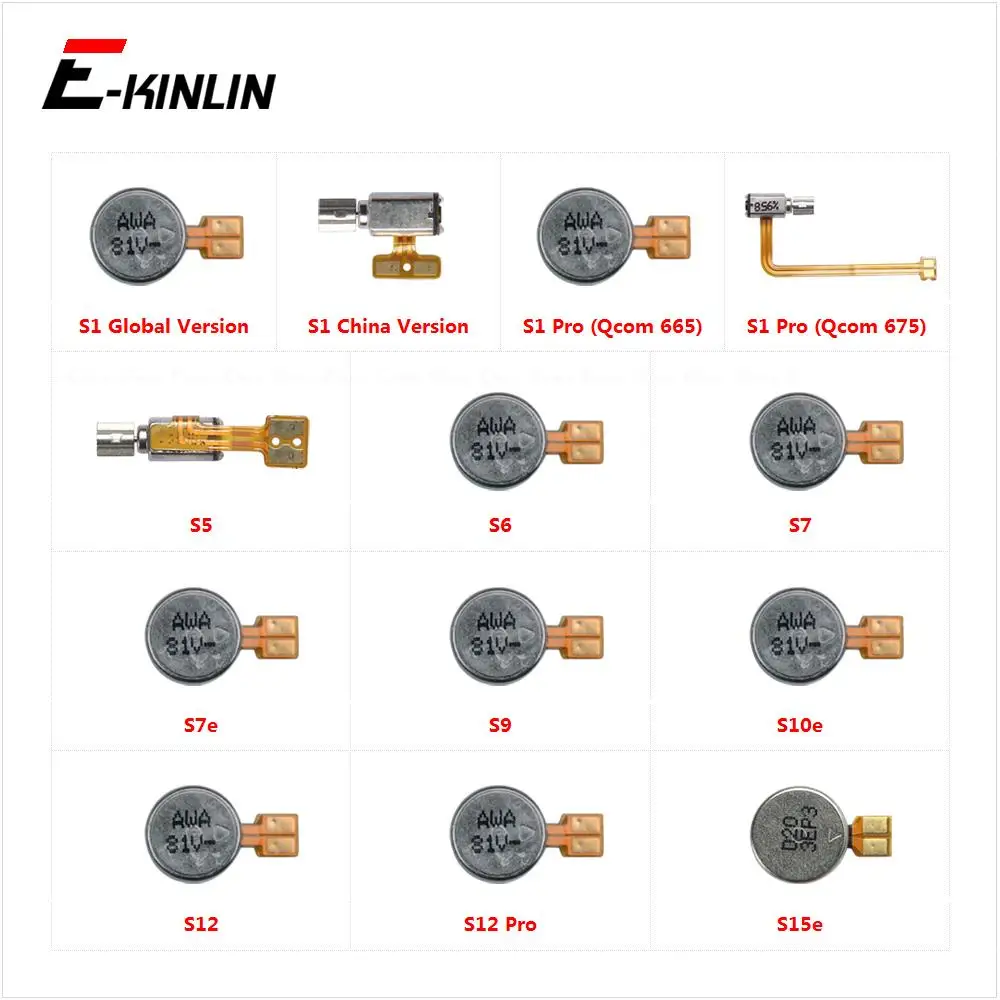 Vibration Vibrator Motor Module Flex Cable Parts For Vivo S1 Pro Global S5 S6 S7 S7e S9 S10e S12 S15e