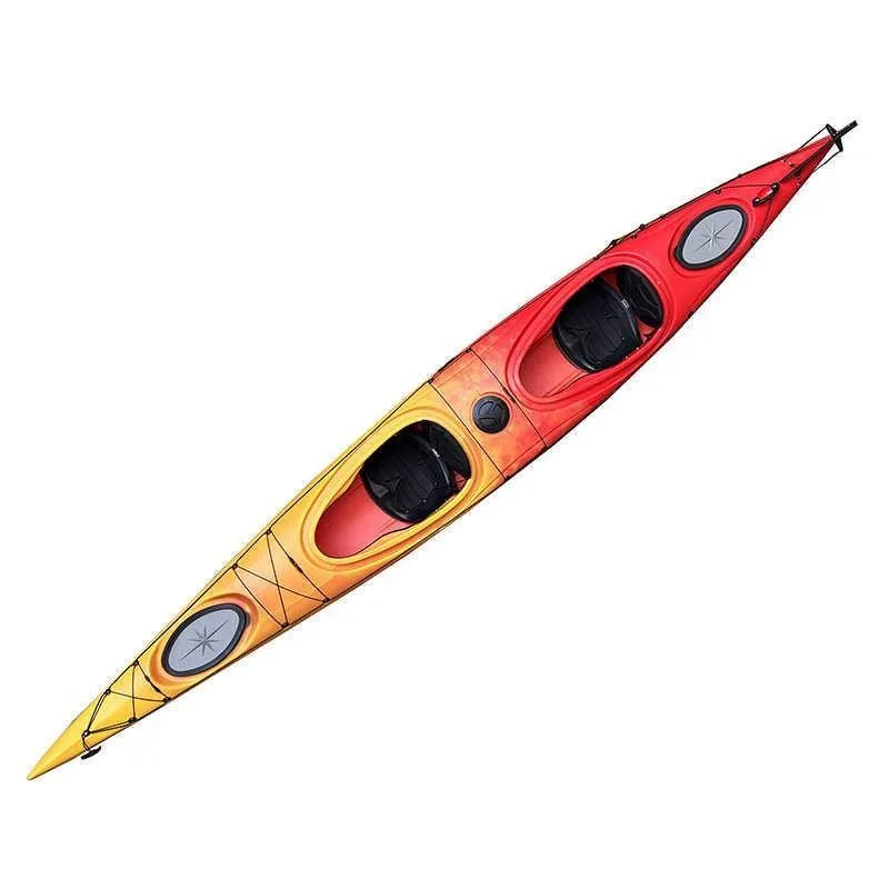 Plastic Rotomolded Single Layer LLDPE Hard Boat Thickened Kayak