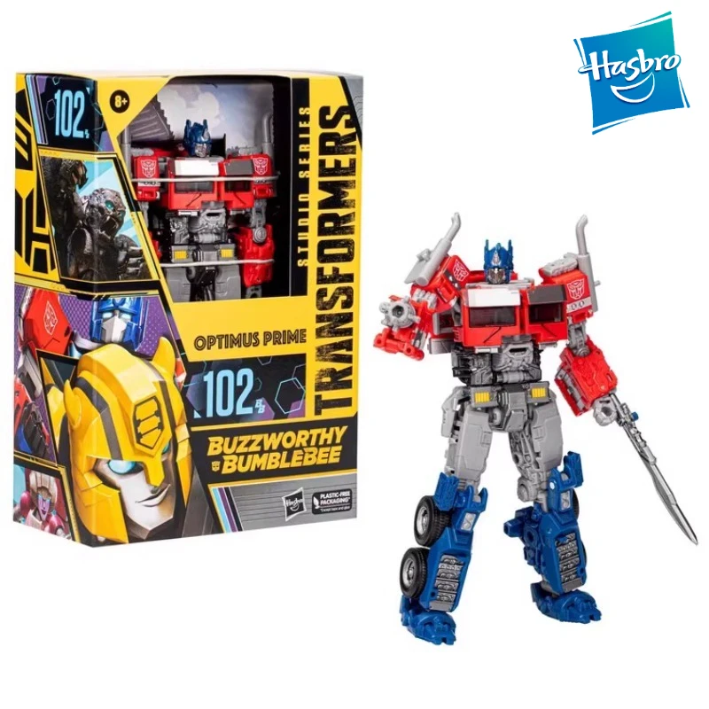 

In Stock Original Hasbro Transformers Optimus Prime Bumblebee Anime Figure Action Figure Model Collection Hobby Toys for Boys