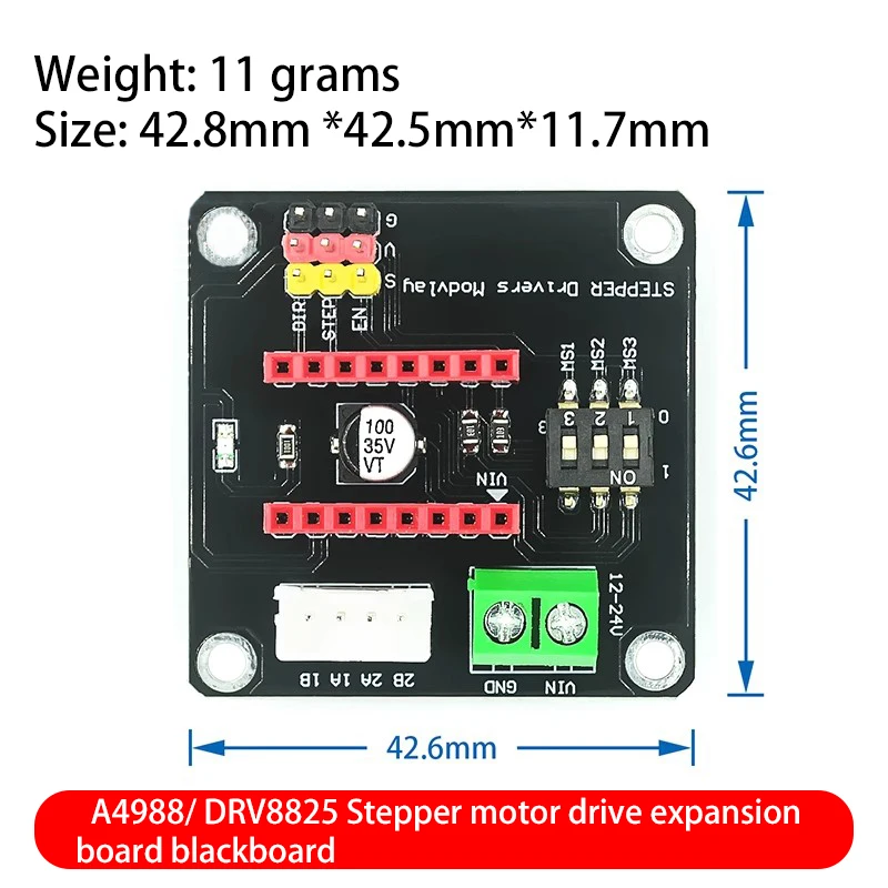 42 Stepper Motor Driver Expansion Board DRV8825 A4988 3D Printer Control Shield Module ForArduino ForUNO R3 Ramps1.4 DIY Kit One