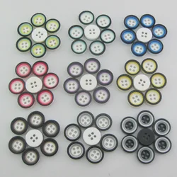 NBNNLW 4 Holes Shirt Buttons 50Pcs 1/2