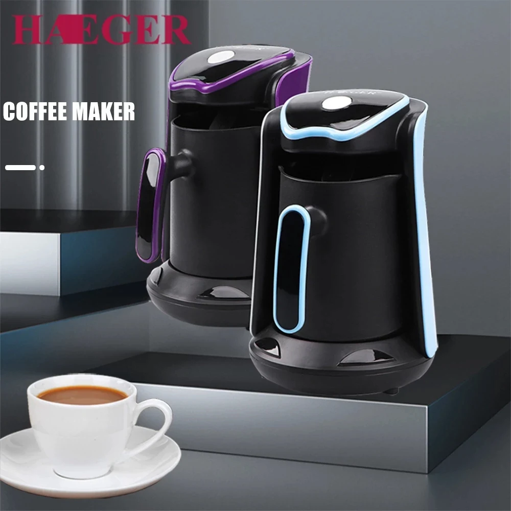 Pod Coffee Maker 800Ml Tea Coffee Boiler Coffee Boiling Pot Turkish Coffee Pot Espresso Coffee Machine EU Plug B