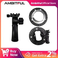 Soporte de montaje Triopo Bowens con soporte de mano para Triopo KS2 55/65/90/120cm Softbox Flash Light Softbox Accesorios