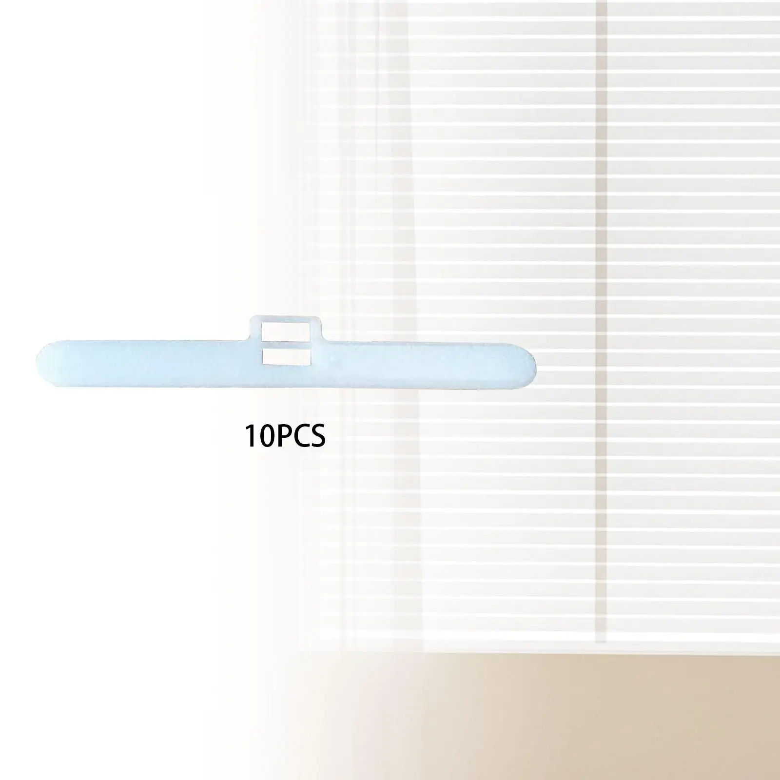 Window Curtain Accessories Slat Top Holders Vertical Blind Hanging Clips White PP Repair Pieces for Home and Office Use