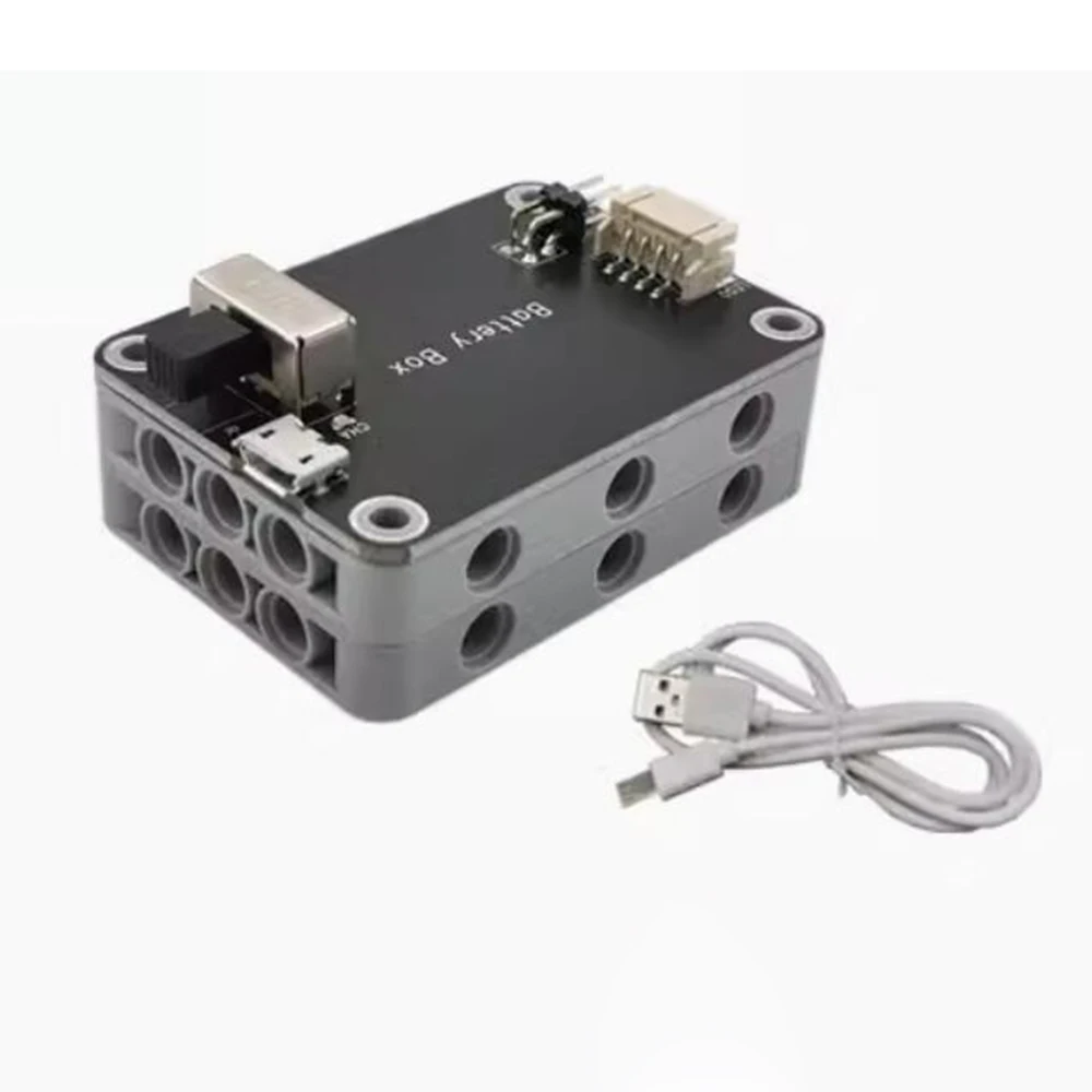 

MOC Rechargeable 9V Battery Box Power Output Support M/L/XL Motor Forward/Reverse Control Compatible with Building Blocks Toys