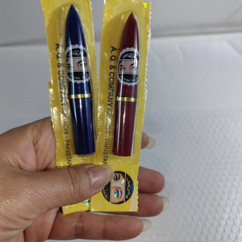 Original Kajal Natural Black KOHL HASHMI Color Fast lasting Traditional Tool 1pcs