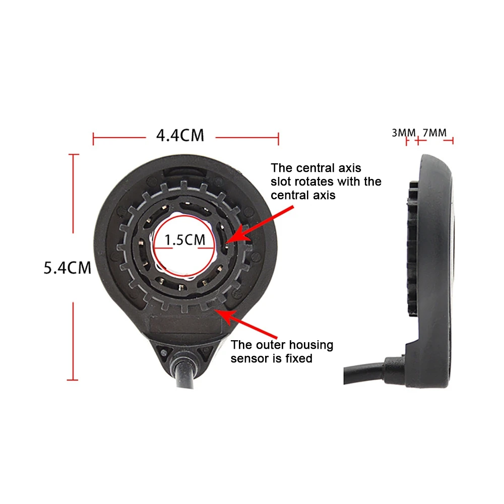전기 자전거 페달 보조 센서, 전기 자전거 PAS 시스템, 홀 어시스턴트 속도 센서, 전기 스쿠터 액세서리, 12 자석