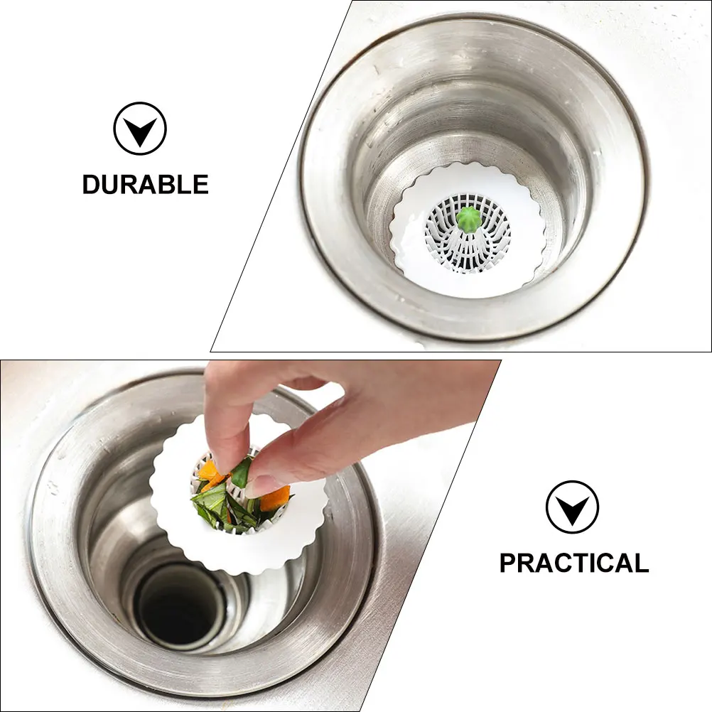 

10pcs Floor Drain Covers Drainage Outlet Blockage Prevention Thick Wear-Resistant Fine Holes Fast Drainage Hair Food Waste