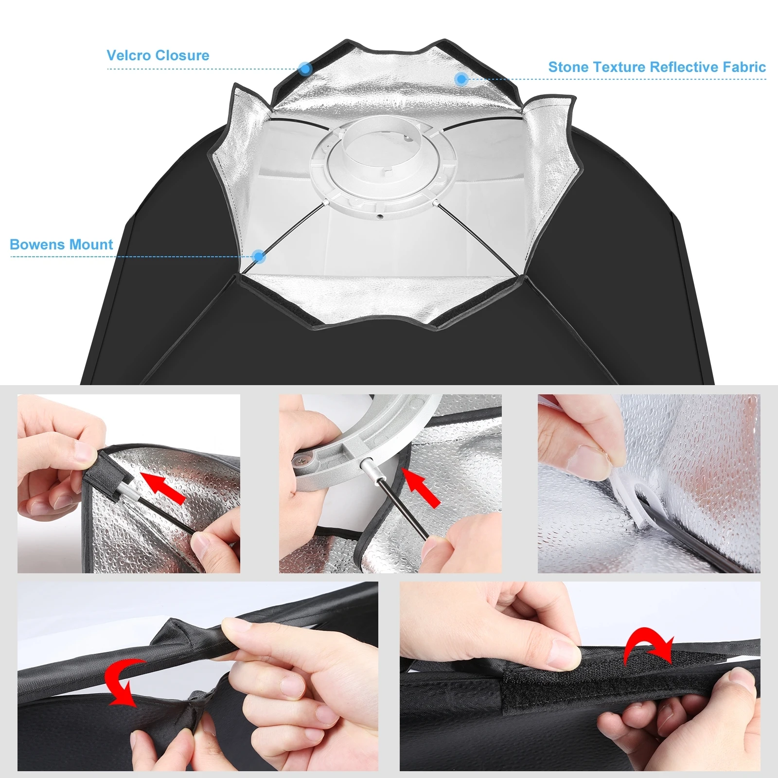 PULUZ 60x90 см Прямоугольный софтбокс Speedlite Bowens крепление Диффузор софтбокс