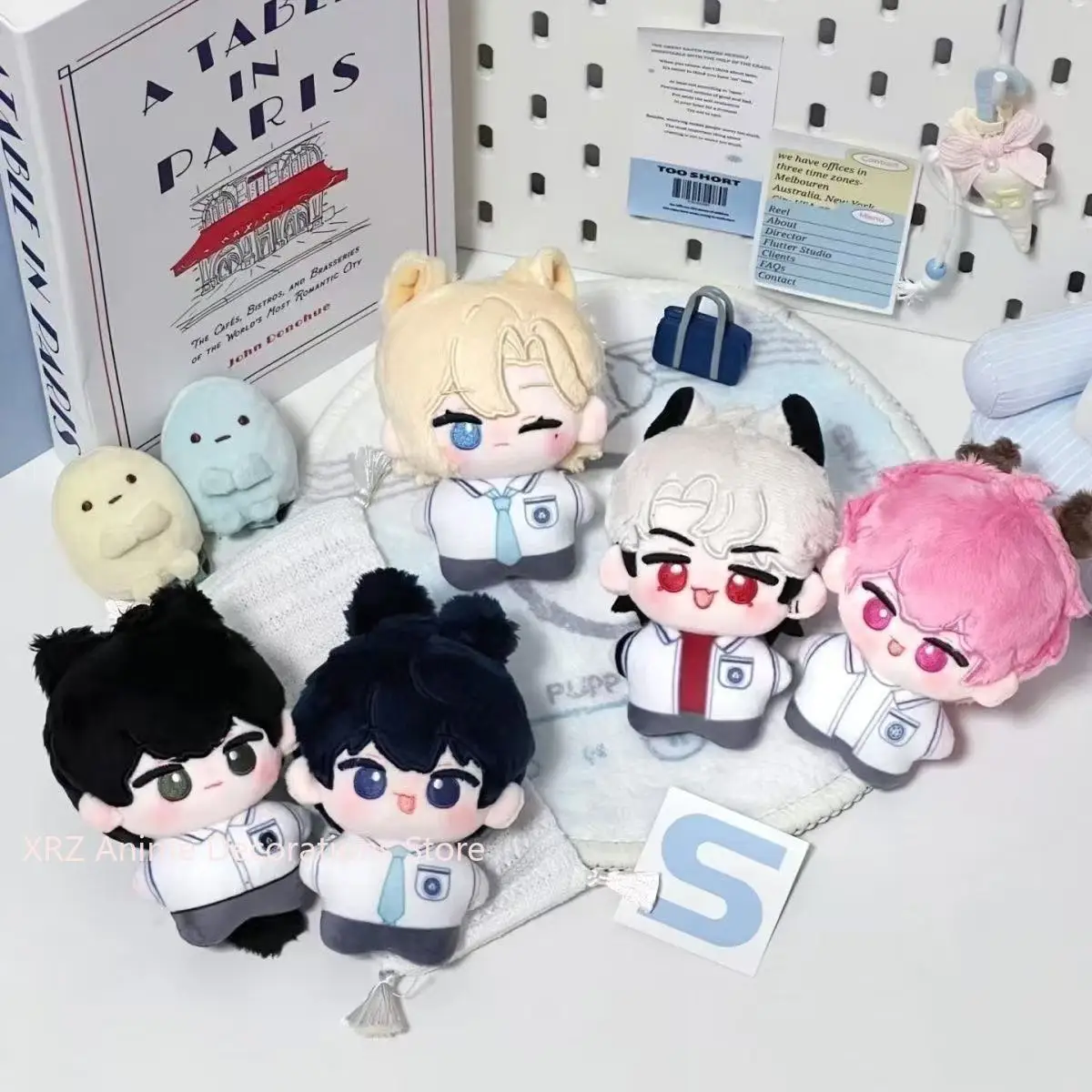 

PLAVE Anime Yejun Noah Bamby Eunho 10cm Cotton Plush Cute Desktop Decoration Festival Gift For Fans
