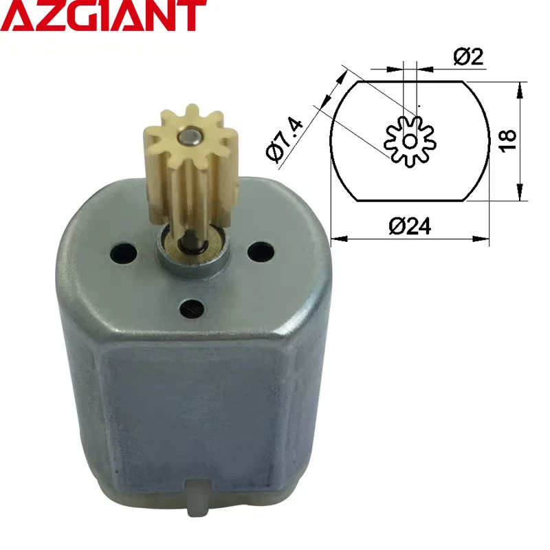 FC-280SC/PC 22125 car electric motor door lock motor micro DC high speed gear motor Car Rearview Mirror Motor 9 teeth