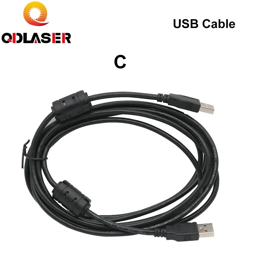 QDLASER Ruida RDC6442S  RDC6445G  RDC6432 Co2 Laser  control card USB Extension Cable power cable Adapter & Screws