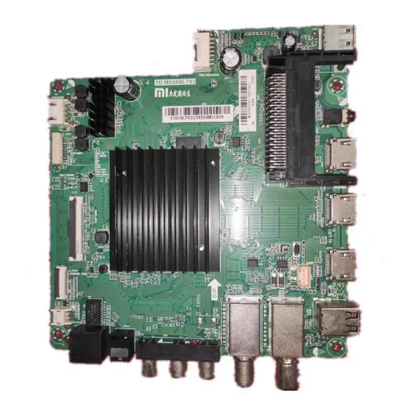 TD.MS6886.793  4K  Physical photo of WiFi network TV motherboard  Good testing, good work