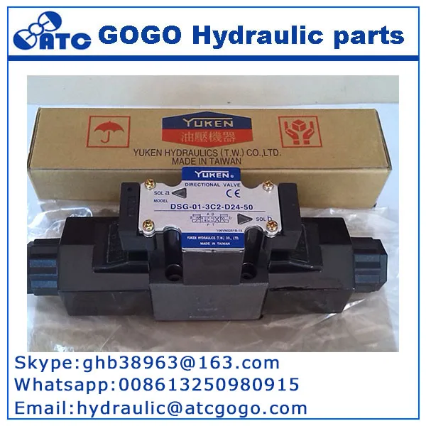 

Yuken brand Solenoid Operated Directional Valve DSG-01-3C2-D24-50