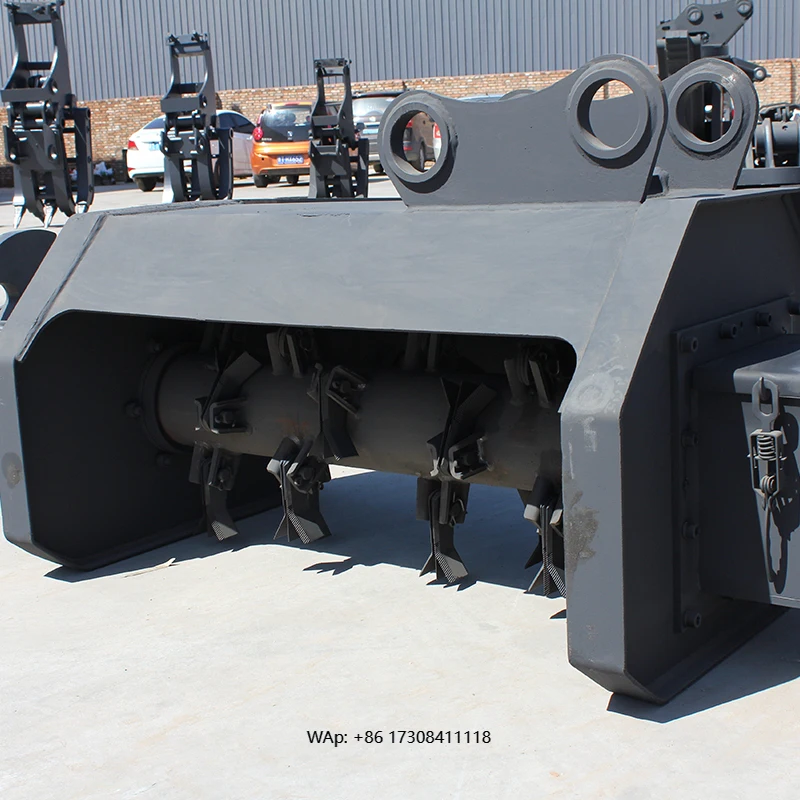 

Hydraulic excavator for agricultural mowers Flail mower