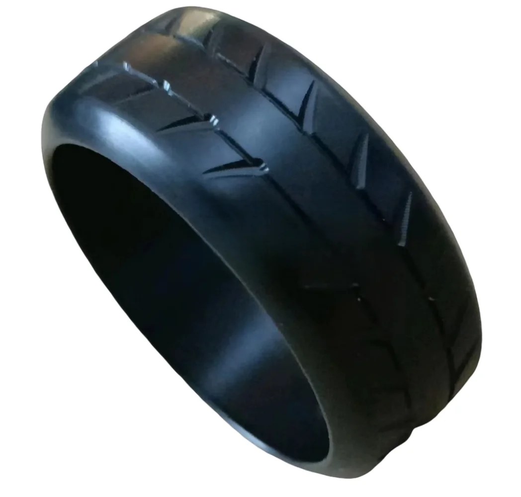 

FATJAY High - Traction Micro Drift Tires POM Material, Leaf Tread for Better Direction Front Narrow and Rear Wide