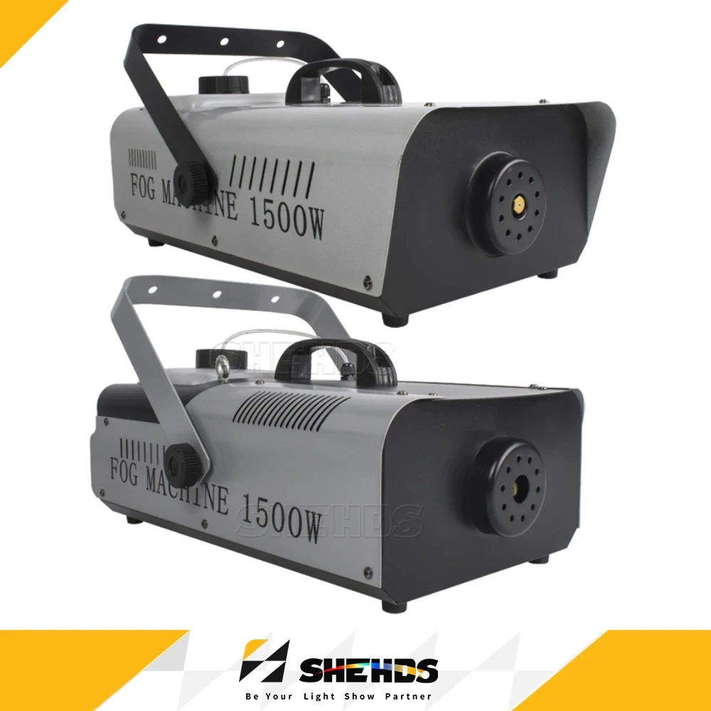 Machine à fumée SHEHDS 1500W avec télécommande filaire pour Halloween, mariage, club, fête, bar, scène, concert