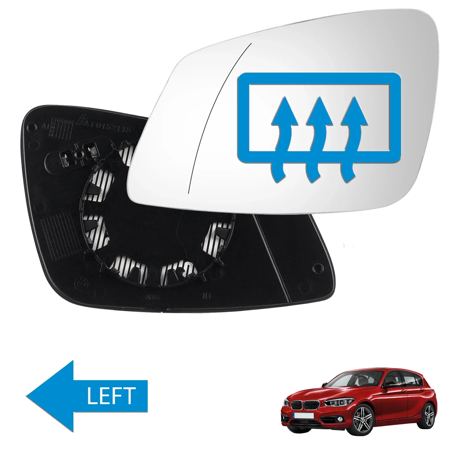 Left Wing Mirror Glass Heated For BMW 1 3 Series F20 F30 2011-19 F22 F21 F31 F32 F33 F10 F11 F01 F06 side rearview mirror parts