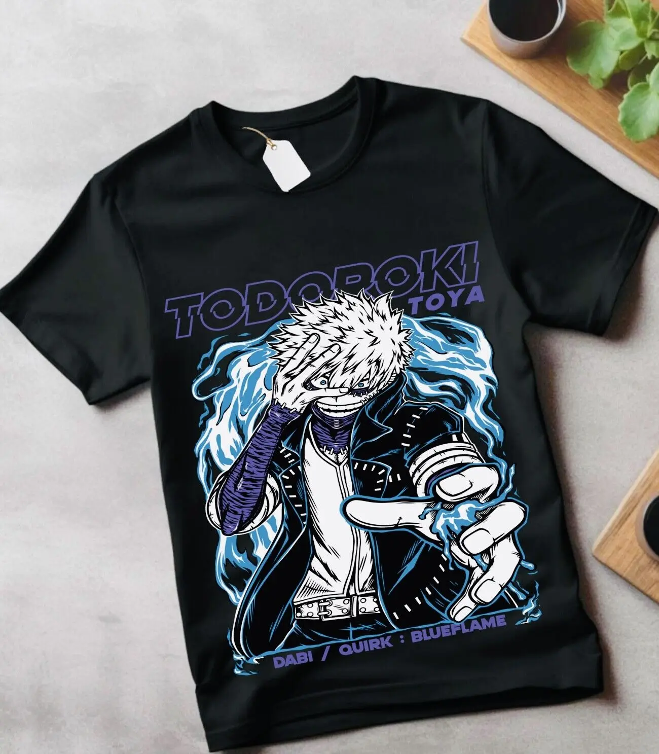 Dabi T-Shirt Toya Todoroki Girl Anime Manga Boku No Hero Academia Shirt All Size