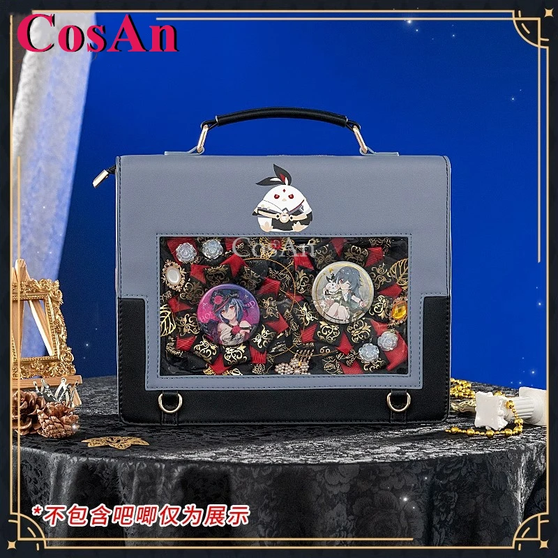 CosAn Game Honkai Impact 3 Fu Hua Cosplay Theme Impression Pack Daily Preppy Commuter Backpack Messenger Bag Lovely Itabag New view 3
