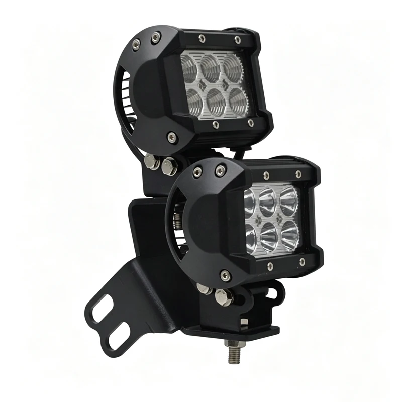 UTV A Pillar Roll Mounting Bracket LED Fog Lamp Holder Work Light Mount Support Bracket For Polaris RZR XP 1000 900 2014-2022