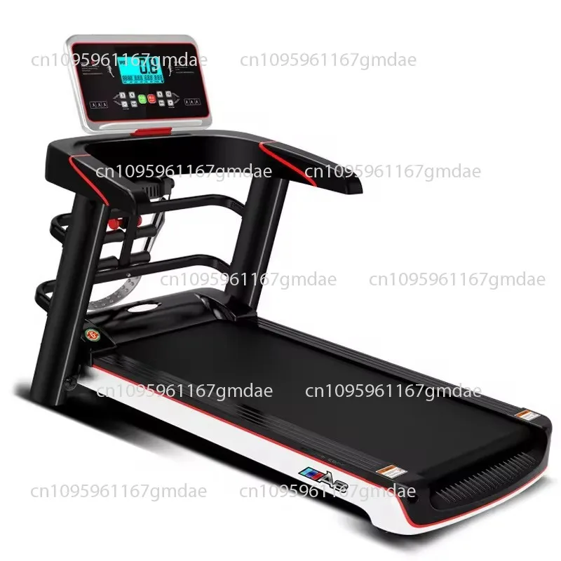 La nueva cinta de correr casera para perder peso puede masaje andador eléctrico Mini equipo de Fitness plegable completo máquina de ejercicio negro Unisex