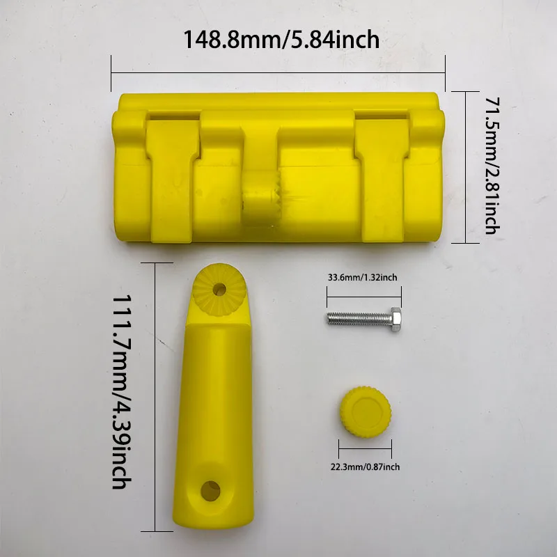 Drywall Tool Set Skimming Blade Handle Adapter with a Quick-release Design Extension Bracket Length