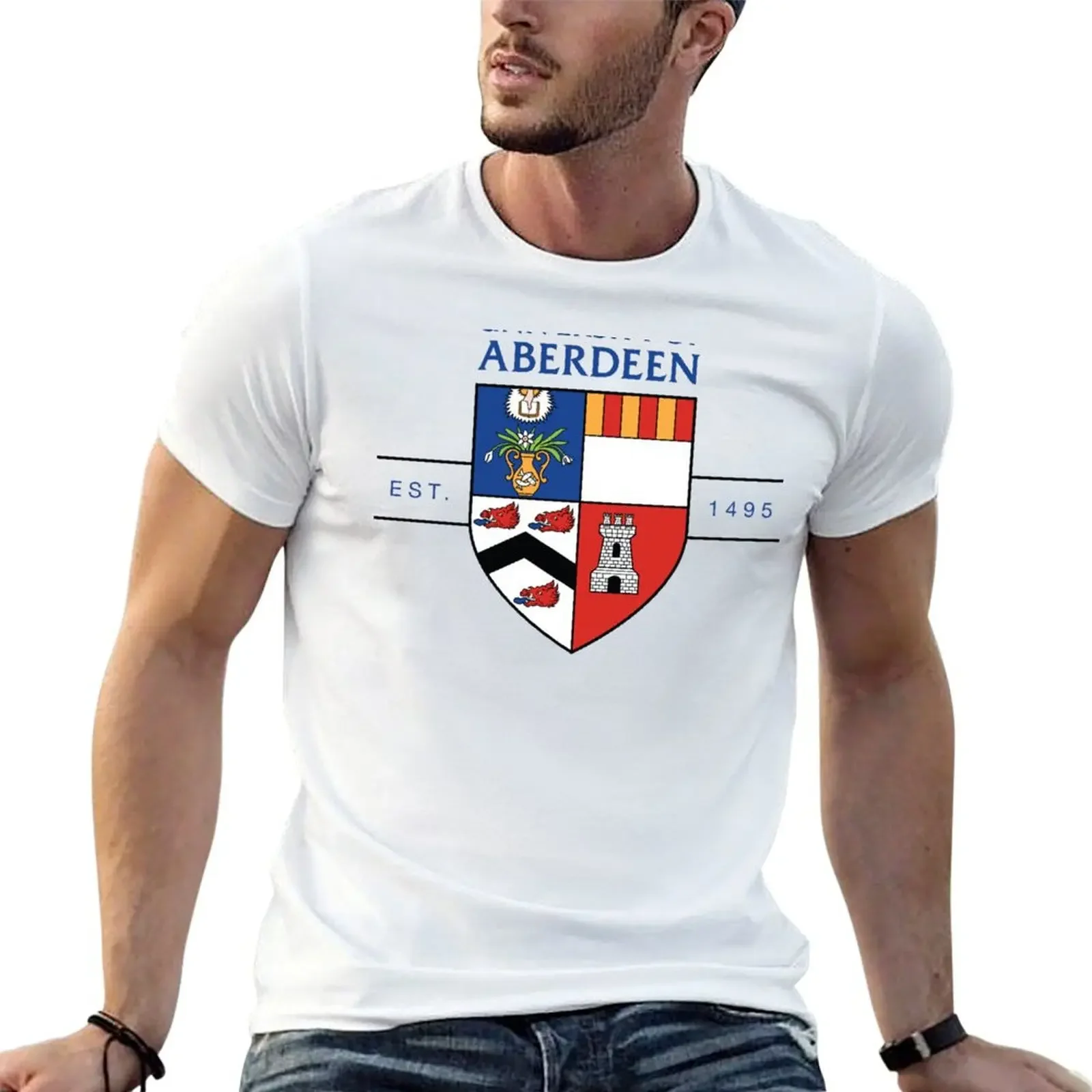 

The University of Aberdeen in Scotland T-Shirt boys whites animal prinfor boys sweat mens designer clothes