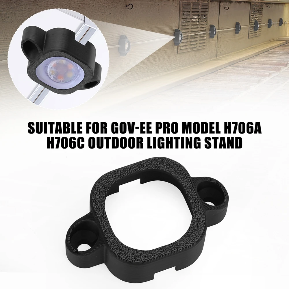 1/3/5 قطعة مناسبة لـ Gov-ee Pro Model H706A H706C حامل أسود للإضاءة الخارجية