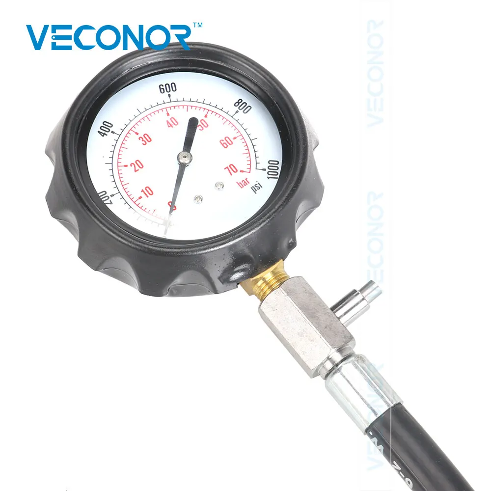 VECONOR Professional Diesel Engine Compression Tester Tool Kit Set Cylinder Pressure Meter For Diesel Truck