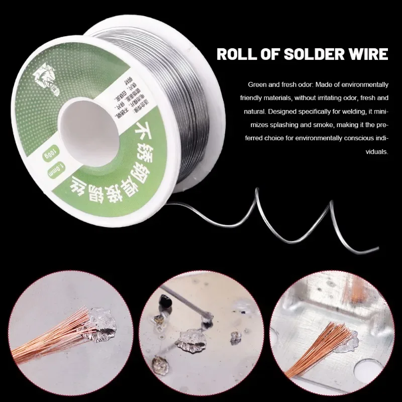 Easy Melt Solder Wire Stainless Steel Low Temperature Aluminum Copper Iron Metal Weld Cored Welding Soldering Rods 100/50/20g