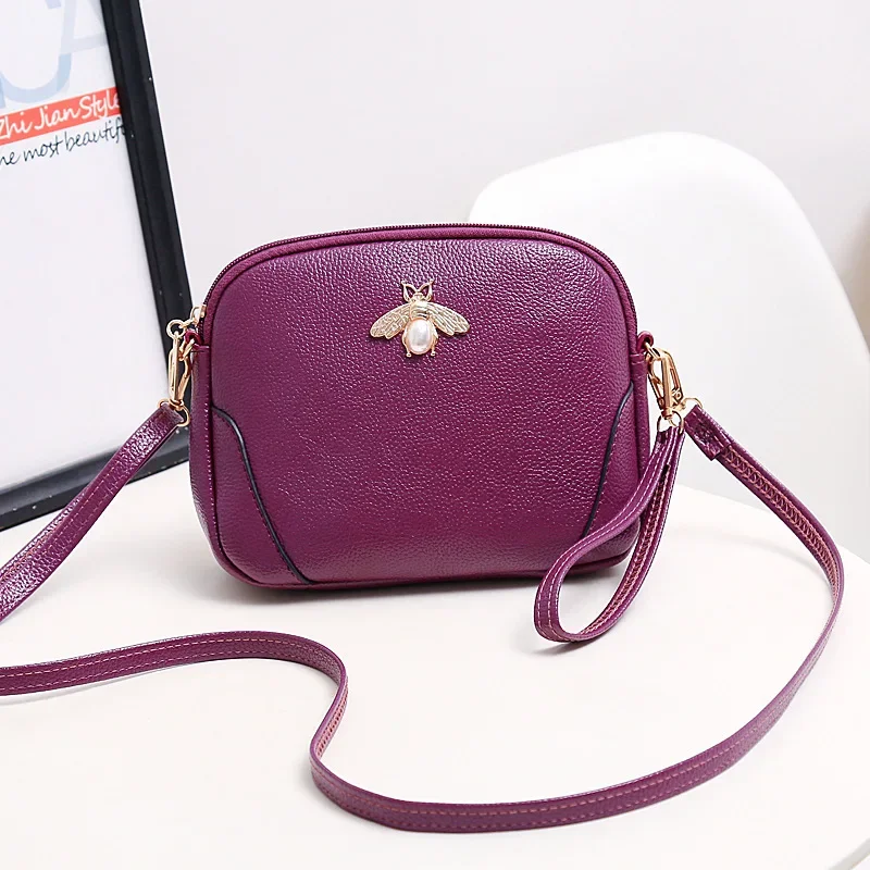 2024 Autumn/Summer New Trendy Women Handbag Fashion Korean Crossbody Bag Ins Small Change Pearl One Shoulder Mini Messenger Bag