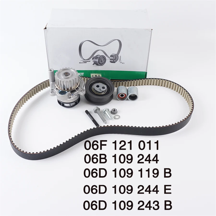 5300445310 BPJ Timing belt set Time regulation repair package A4B7 A6L C6 05-11Year 2.0 TFSI 06D109119B water pump 06F121011