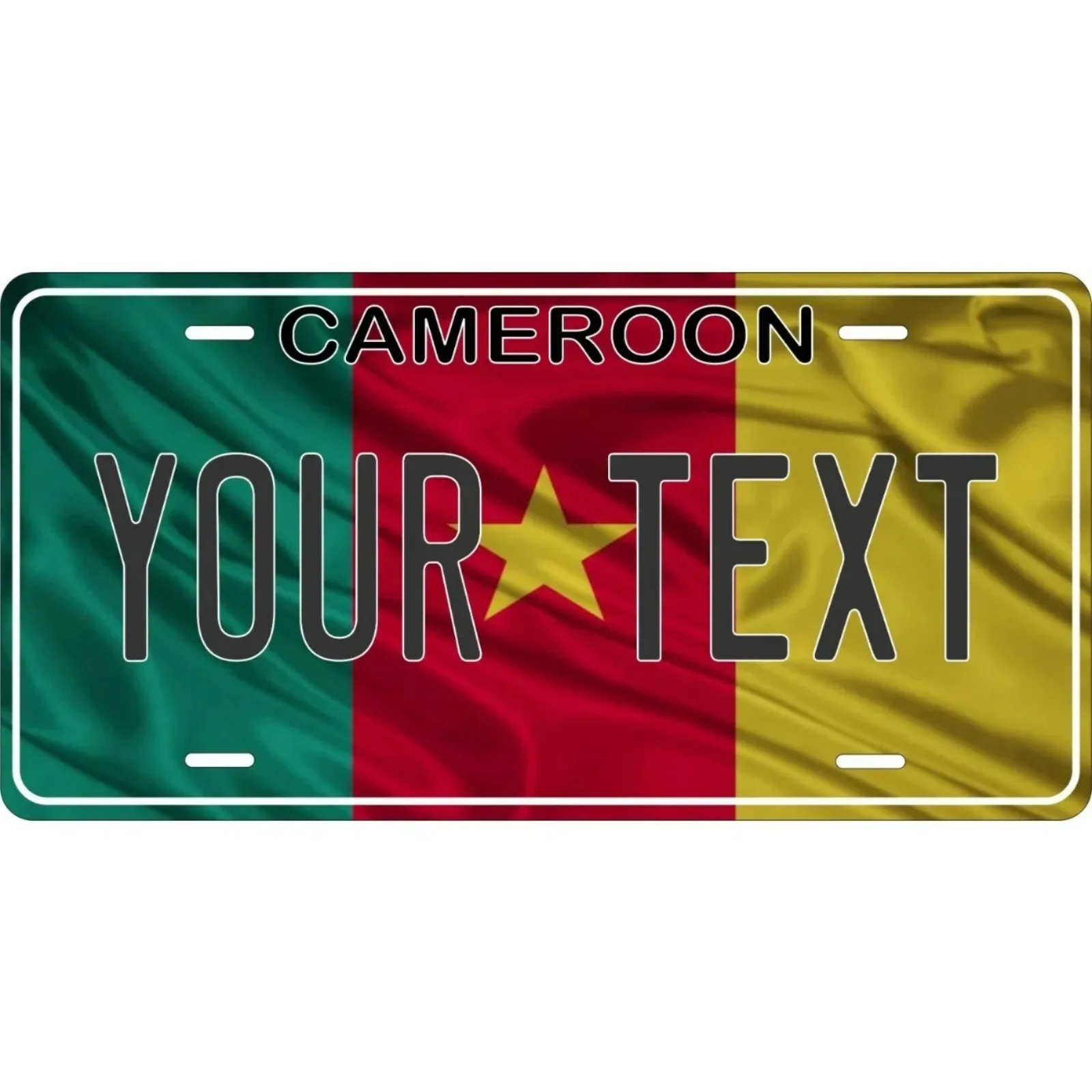 1PC 2D Flat Custom Belize Map Flag Decorative Tag, Home Decor, Dustproof & Waterproof (Only Decoration)