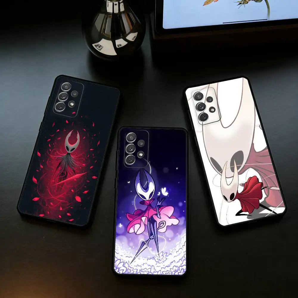 H-Hollow Game K-Knight  Phone Case For Samsung Galaxy A73,A72,A71,A70,A53,A52,A51,Soft Silicone Black Cover