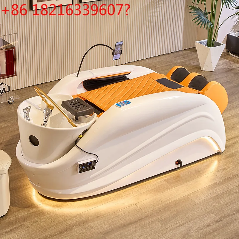 سرير شامبو للتدليك الكهربائي الذكي، سرير معالجة رأس التبخير الأوتوماتيكي الخاص لتدوير المياه #1