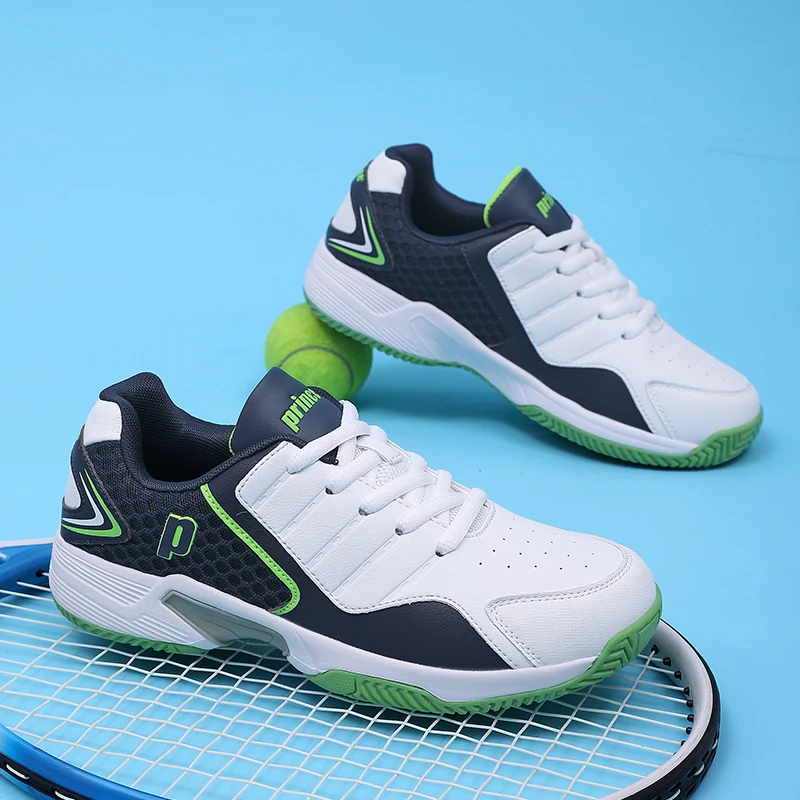 

Professional Leather Men Badminton Shoes Couple Anti-Slip Training Sneaker Man Volleyball Sport Shoes Light Tennis Shoes for Men