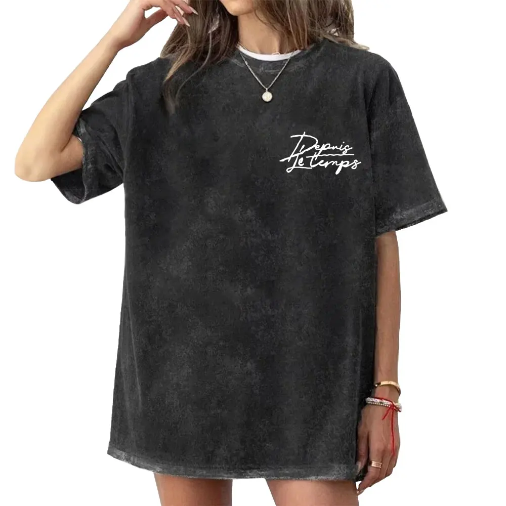 

Rapper Bouss Et Si J'echoue Album Vintage Washed T-shirt Men Women Hip Hop Fashion Pop Music Streetwear Male Oversized T Shirts