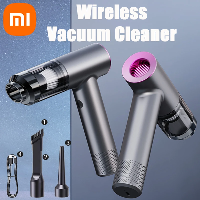 Xiaomi-Mini aspirateur portable aste, dépoussiéreur, machine à livres sans balais pour voiture et maison, 135000Pa