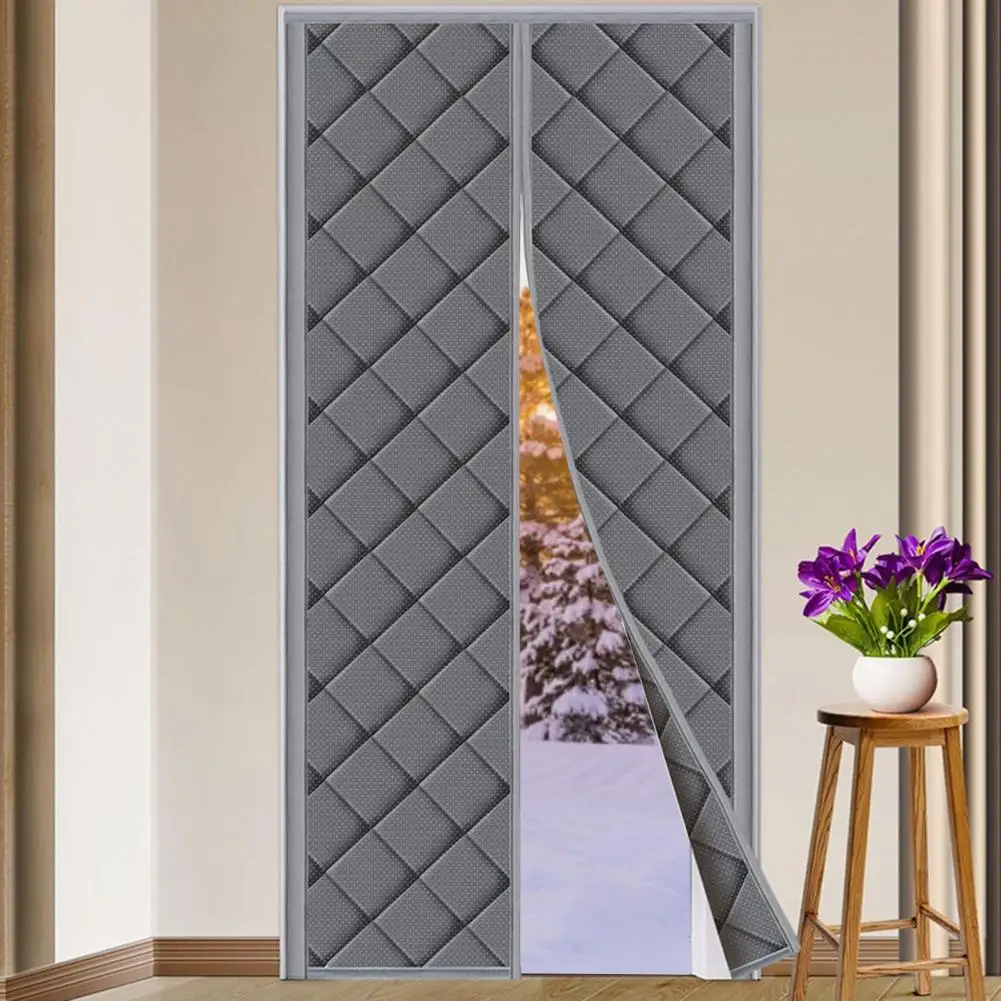 

Magnetic Thermal Screen Door Insulated Thermal Door Curtain with Windproof Privacy Protection for Winter for Temporary