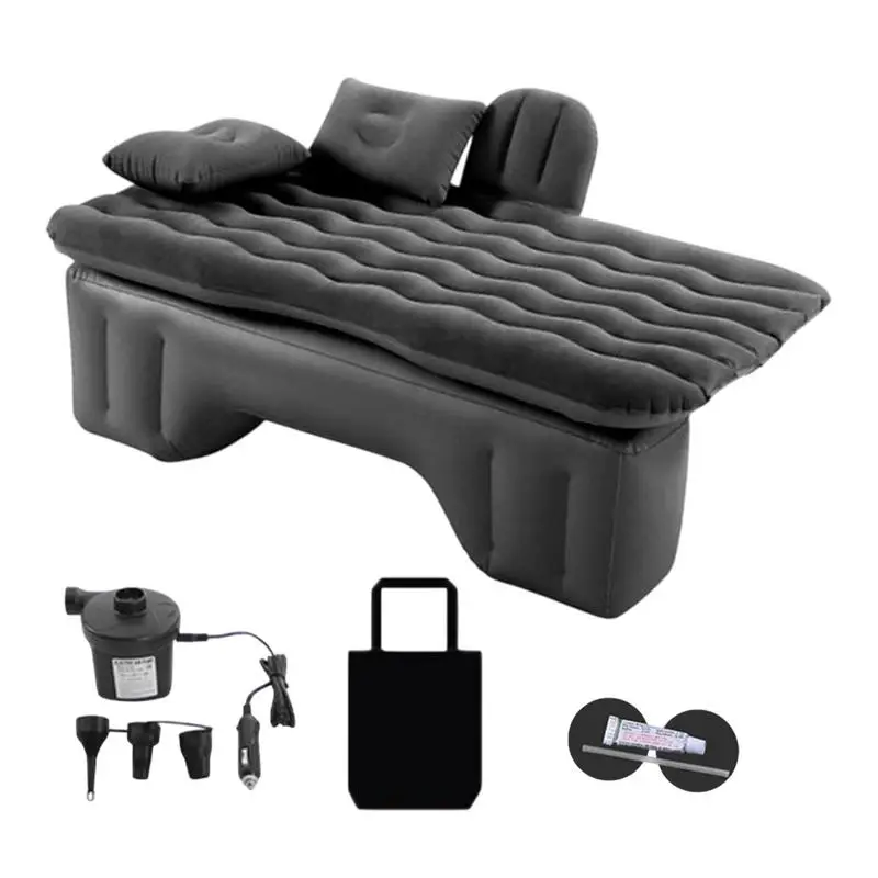 Car Air Mattress Inflatable Back Seat Air Mattress Multifunctional Pump Sleeping Air Bed Reusable Travel Mattress For Traveling