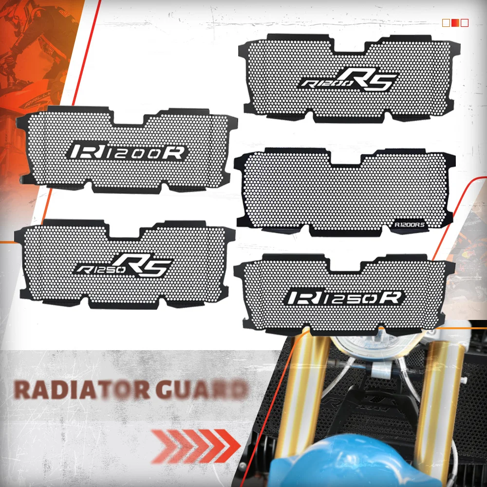 

2025 2024 R1200R R1250RS Защитная решетка радиатора, подходит для BMW R1250R R1250RS R1200RS R1200RS R1250RS SE 2023