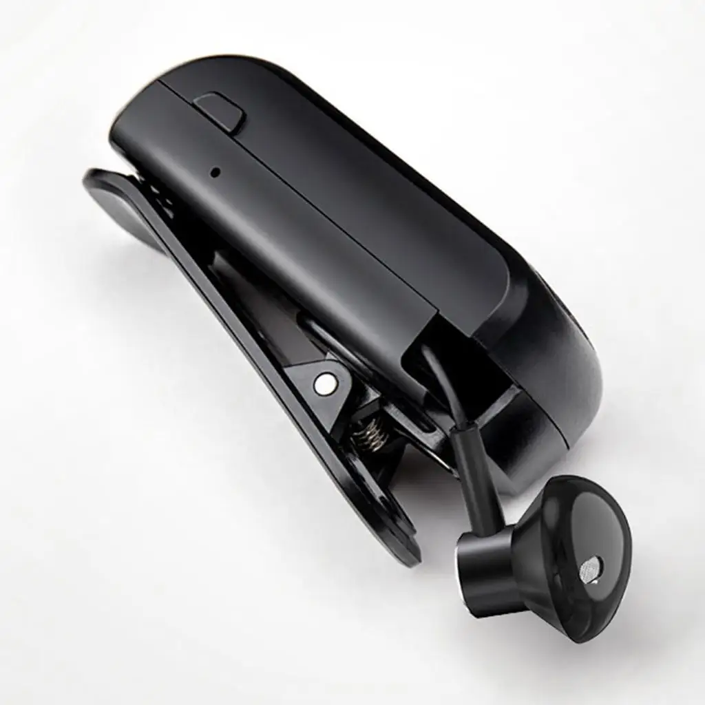 Bezprzewodowe słuchawki douszne stereo z klipsem Zestaw słuchawkowy Bluetooth Chowany biały