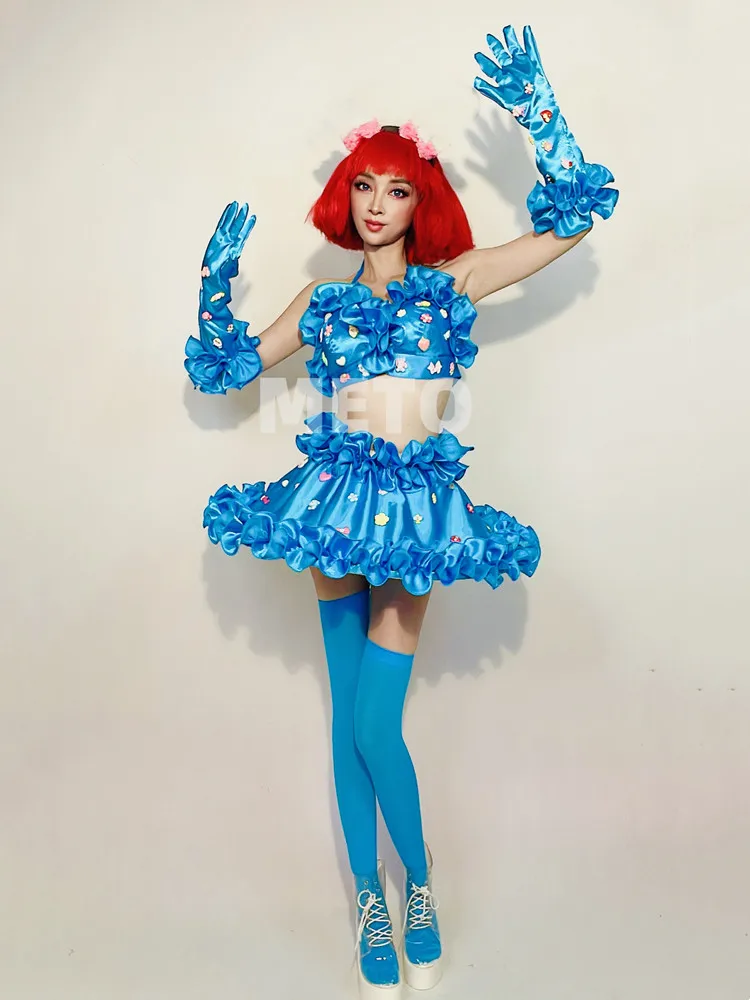 ชุดแฟนซีเซ็กซี่น่ารักสำหรับงานปาร์ตี้กลางคืน เทศกาล งานเรฟ ชุดนักเต้นหญิง ชุดแสดงบนเวที ชุดสำหรับสวนสนุก ชุดสำหรับวันหยุด ชุดสำหรับงานปาร์ตี้