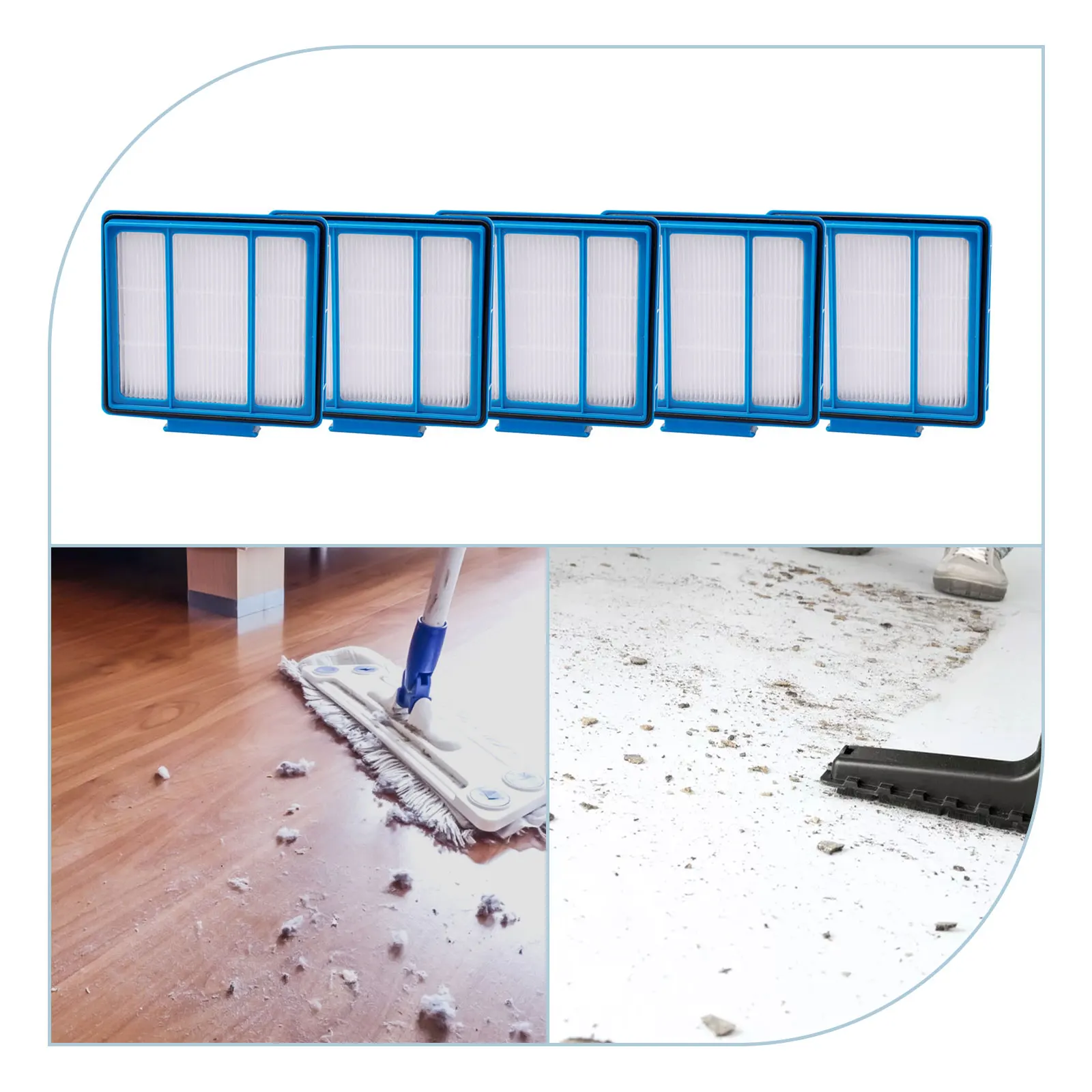 Pengganti Filter 5 Pak Berkualitas Tinggi untuk Shark AV911S AV970 AV990 AV991 AV992 AV993 RV910S RV911AE RV912S RV913S RV950