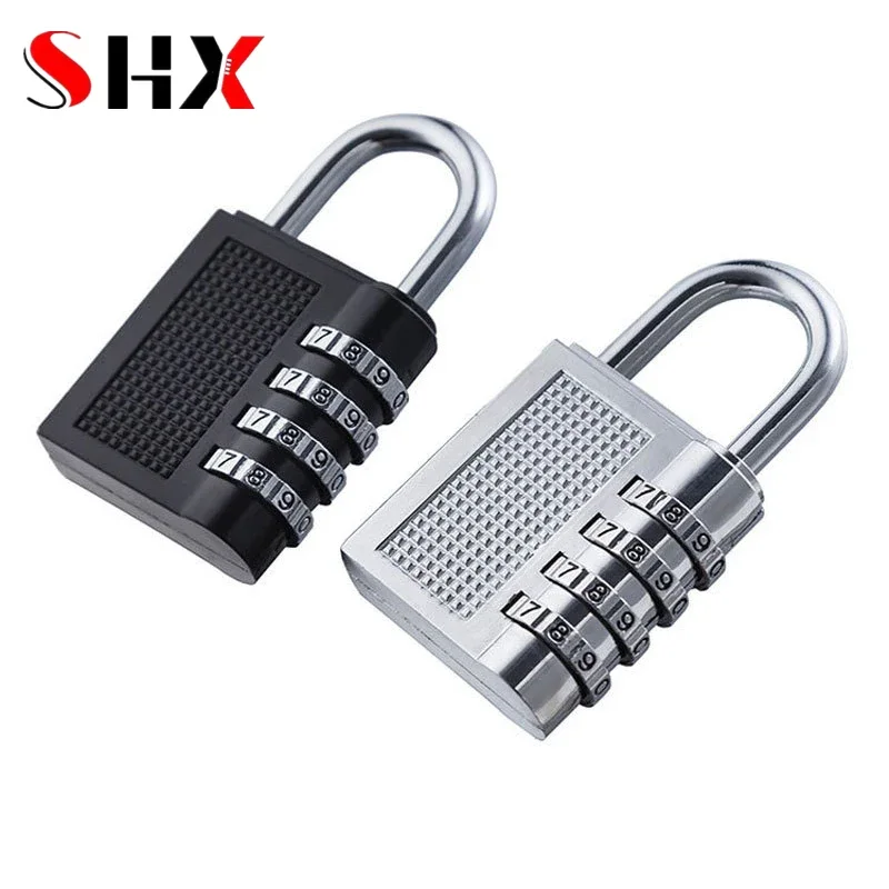 4 Digit Dial Combination Password Code Number Lock Padlock Safety Travel Security Lock for Luggage Backpack Suitcase Drawer