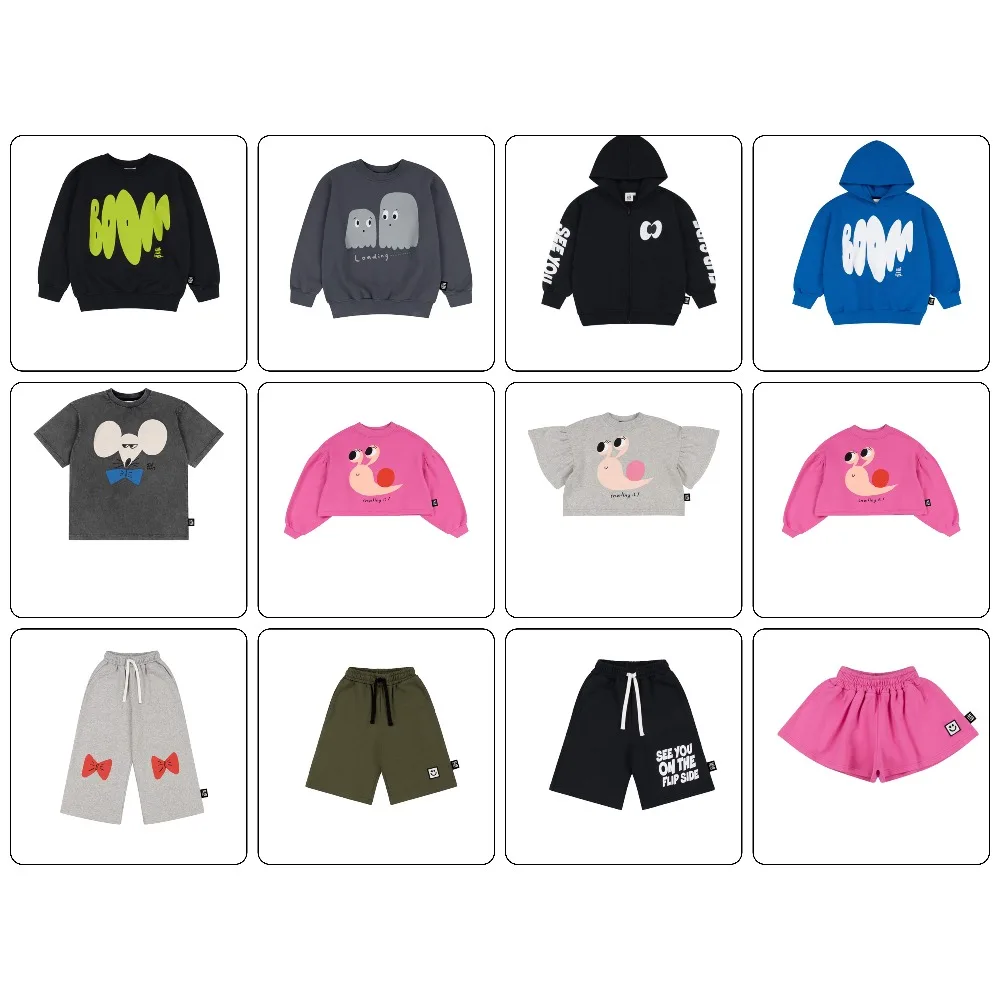 

Новинка 2026 SS: Детский комплект для мальчиков и девочек – свитер с принтом, свободные хлопковые футболки, модные пуловеры, брюки-свитшоты для мальчиков