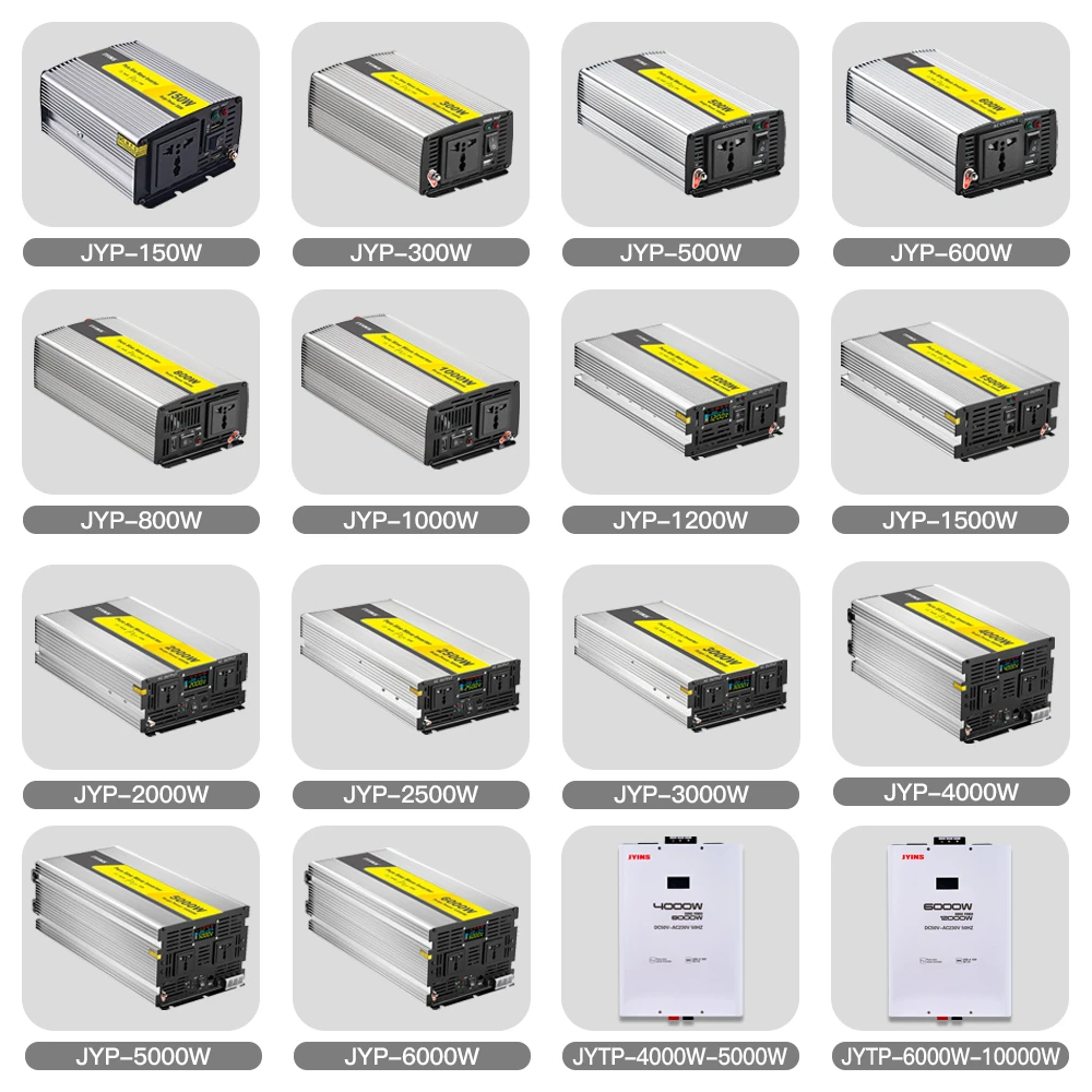 Inverter 300W-3000W Single Phase Home Use DC To AC Car Power Inverter 12V 24V 48V 220V 110V Factory Direct Sale