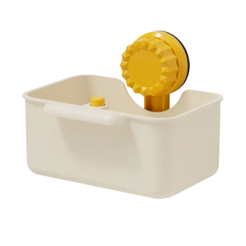 

Угловая полка для раковины на присоске, противопротекающая сливная корзина для раковины нажимного типа со сливным отверстием, открывающаяся и закрывающаяся в одно касание